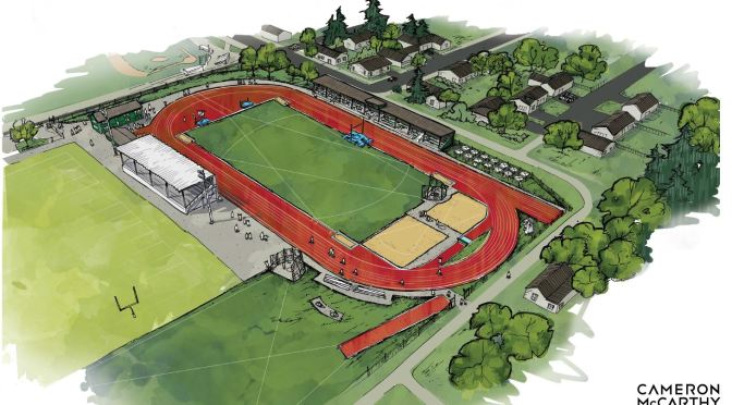 Sheldon Community Track design revealed at Darland Farm dinner
